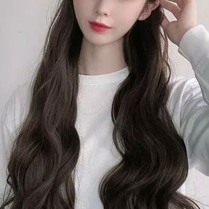 Baseball cap with attach hair extension